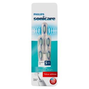 NIB Philips Sonicare SimplyClean Replacement Electric Toothbrush Head HX6015/03